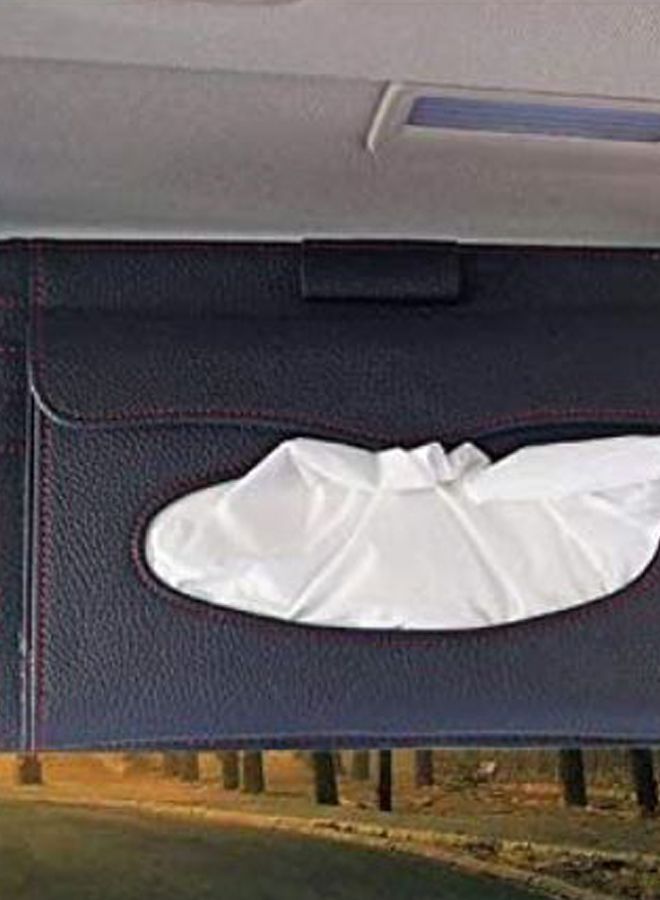 NIBEMINENT Multi-Functional Car Sun Visor Hanging Tissue Holder Organizer  - Image 2