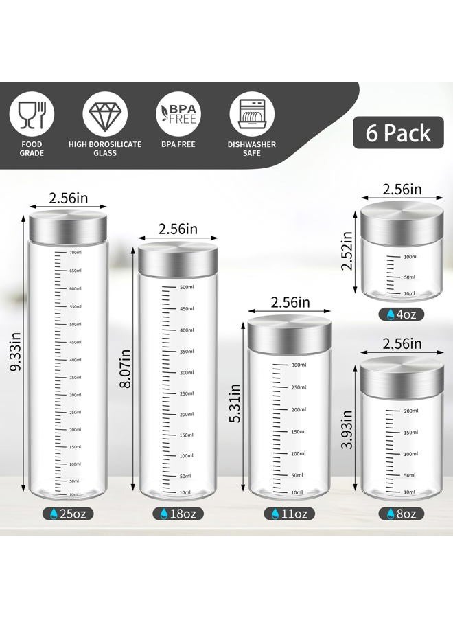 CWHHRN 11 Oz Glass Juice Bottles, 2 Pack Glass Bottles with Lids, BPA Free, Borosilicate Glass, Leak Proof Lids for Juicing, Smoothies, Water Bottles, Food Storage, Shaker Bottles - Image 2