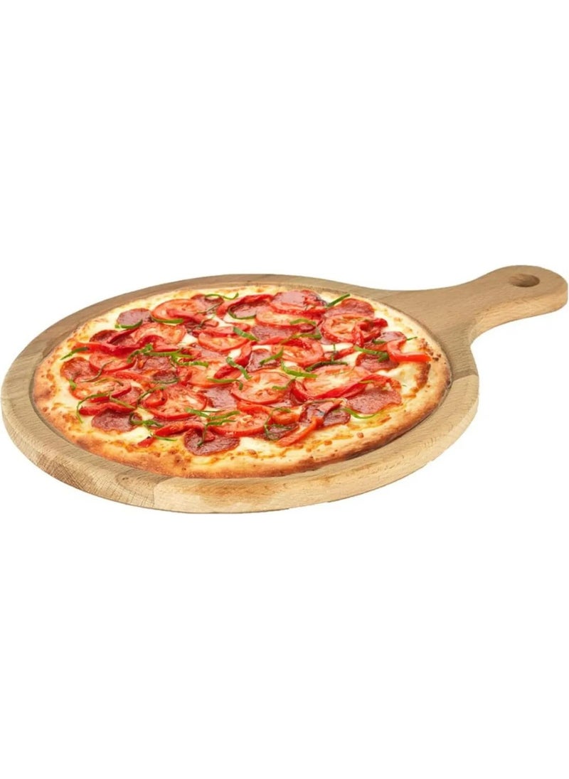 Inwood Board Pizza Serving Plate Solid Wood Hornbeam Tree Newest 990396 