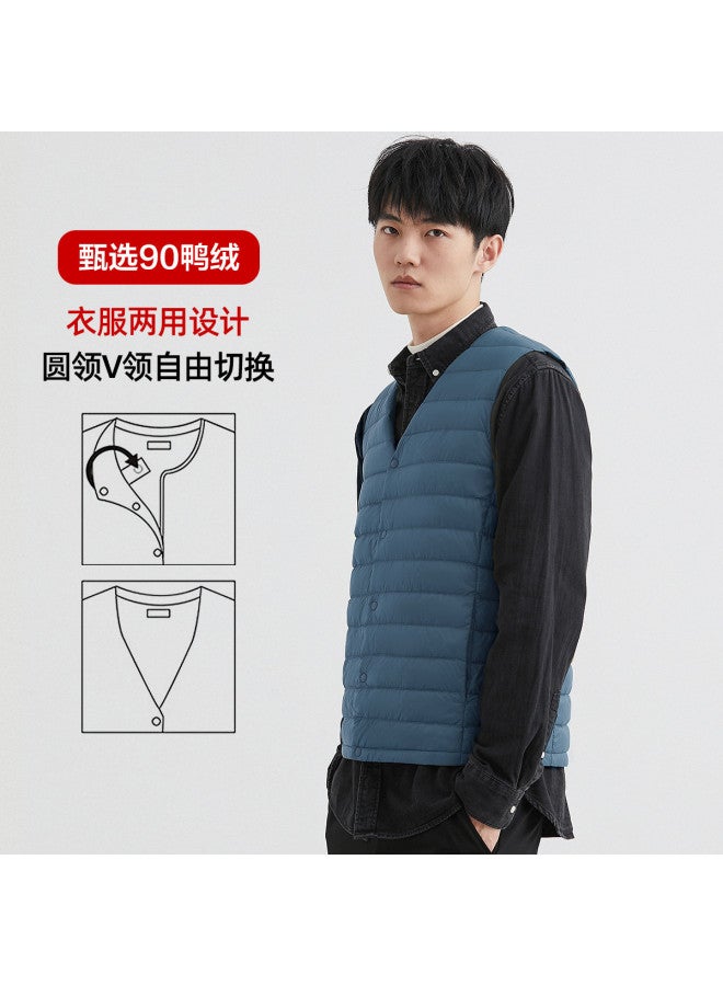 YaYa Winter Lightweight Men's Vest Comfortable Warm Down Vest Men - Image 2