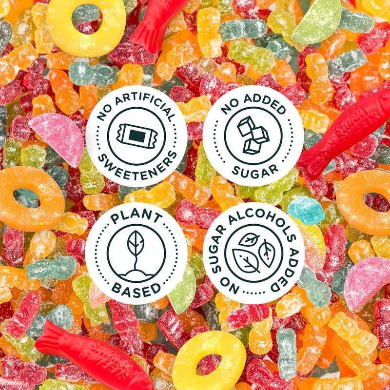 SmartSweets Variety Pack - Low Sugar Gummy Candy (Pack of 8) Featuring Sweet Fish, Sourmelon Bites, Peach Rings, and Sour Blast Buddies - Image 4