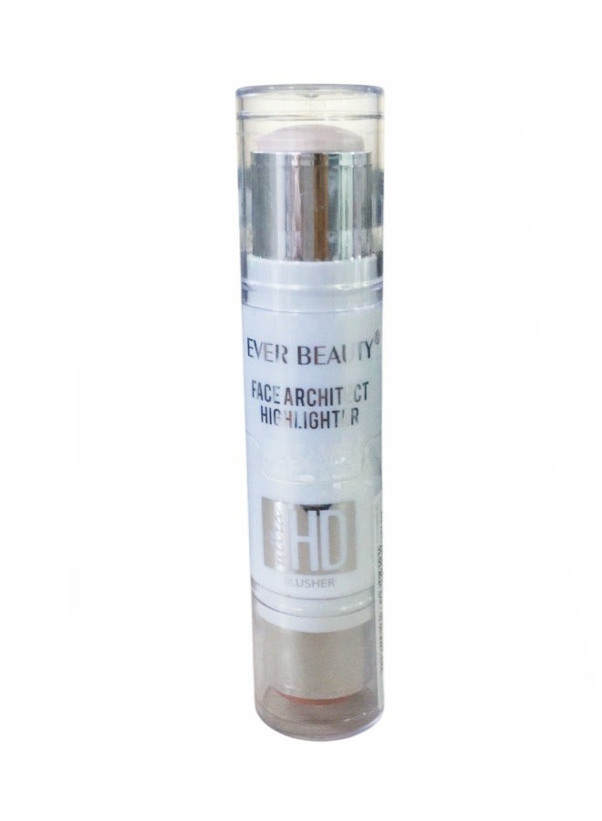 Ever Beauty Face Architect Highlighter  Ultra HD Blusher  Rosy Beige
