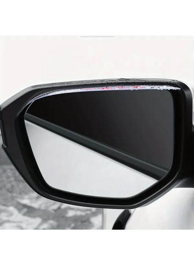 Transparent PVC Side Window Visors 2pcs Easy Install Sun Rain Protection - Image 5