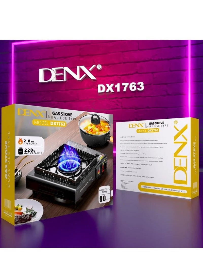 Denx Portable Gas Stove For Camping And Outdoor Use Size 34X28X8Cm - Image 2