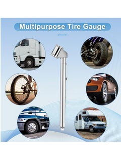 Oasisgalore Pencil Tire Pressure Gauge, 10-120PSI Dual Head Air Gauge Tire Pressure Tire Valve Gauge for Truck Car RV ATV Motorcycle (1 PACK)  - Image 5
