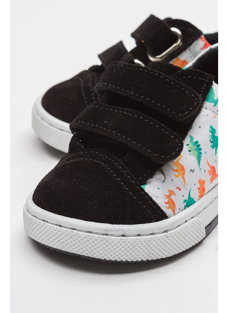 ام ان بي سي Boys Black Genuine Leather Casual Shoes