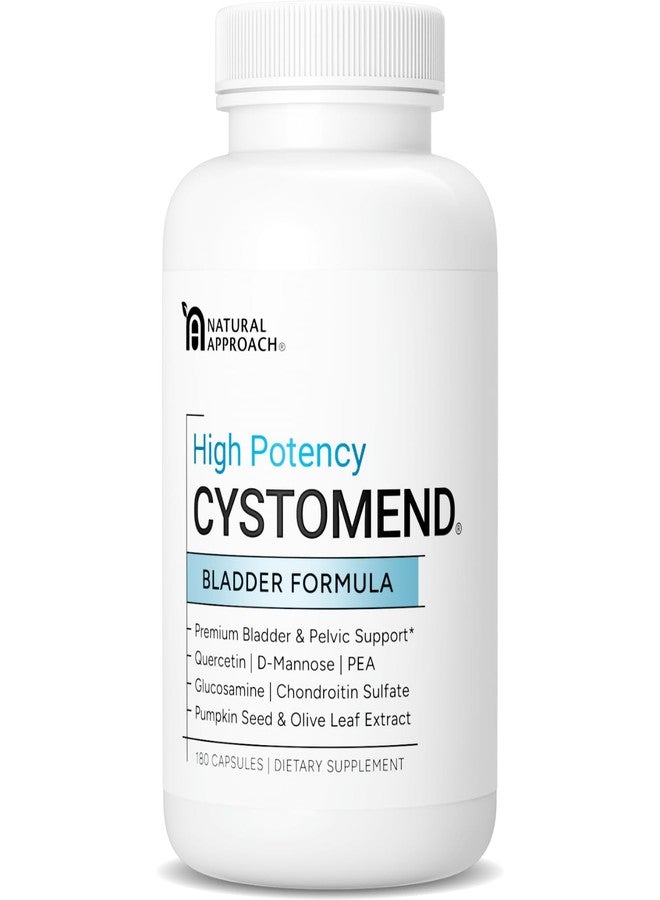 CystoMend Bladder & Pelvic Discomfort Formula (High Potency - Supports Less Flares & Urgency* - Premium Bladder Support for Women & Men - USA Manufactured & Third-Party Tested - 180 Capsules - Image 1