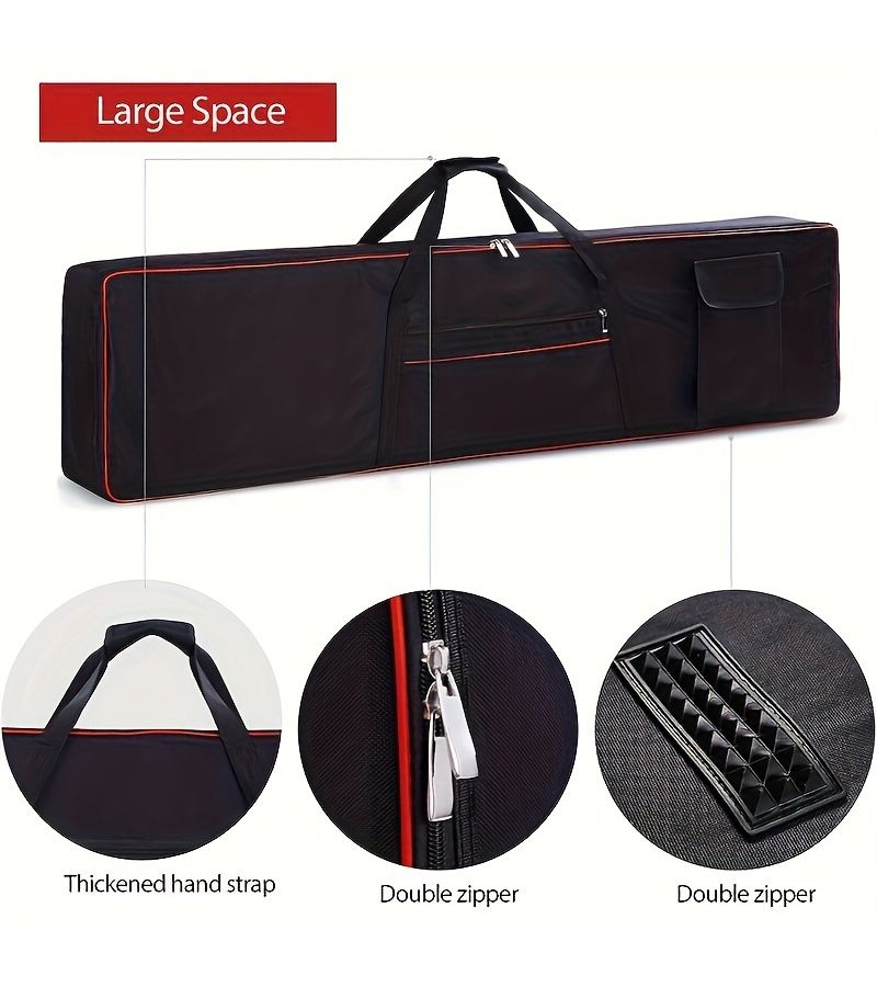 Universal Electric Piano Bag For 88 Keys Oxford Double Shoulder - Image 4