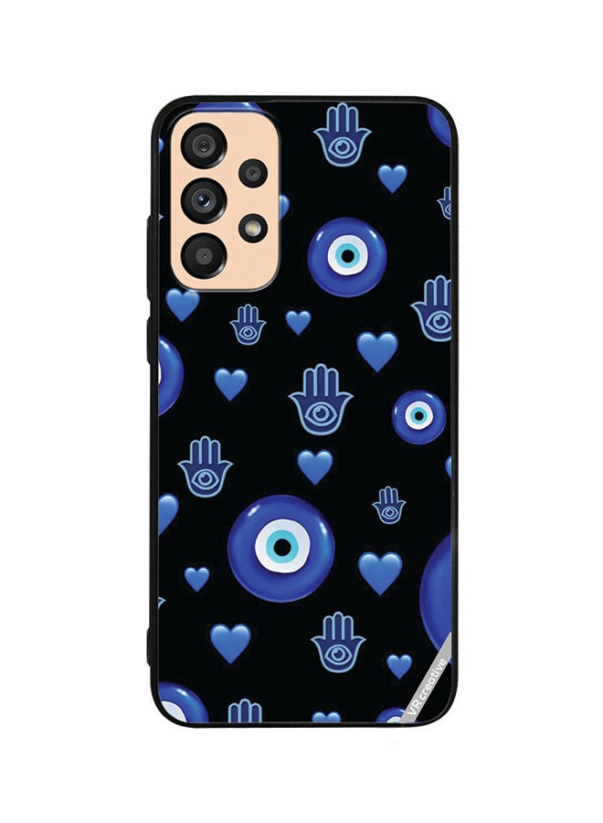 VR CREATIVE Protective Case Cover For Samsung Galaxy A53 5G Evil Eye Design Multicolour - Image 1
