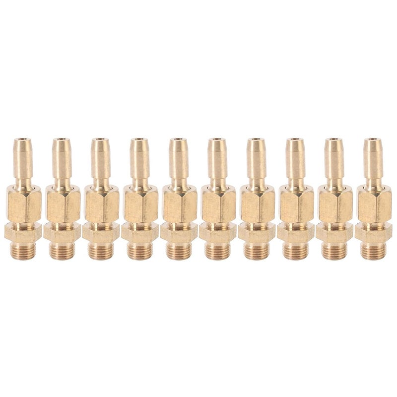 MAXAIR Brass 1/8 inch Adjustable Type Fountain Nozzle Size 3mm Ball Joint Jet Nozzle Water Fountain Universal Water Curtain Nozzle Landscape Garden Fountain Garden Pond Decoration (PACK OF 10PCS) - Image 4
