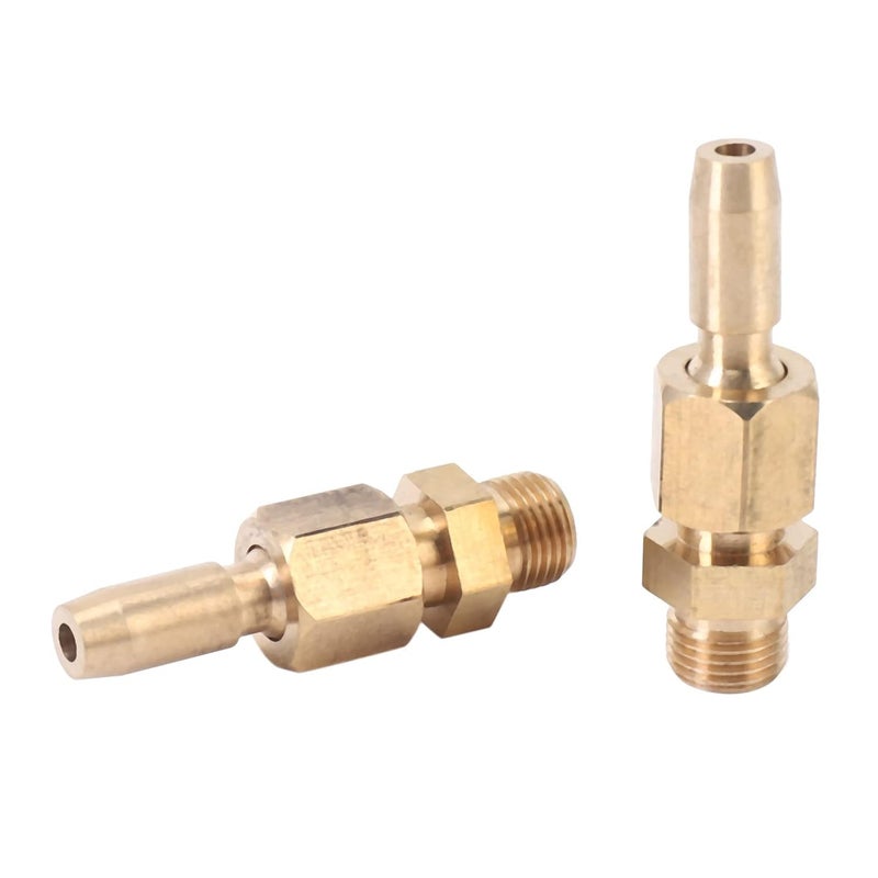 MAXAIR Brass 1/8 inch Adjustable Type Fountain Nozzle Size 3mm Ball Joint Jet Nozzle Water Fountain Universal Water Curtain Nozzle Landscape Garden Fountain Garden Pond Decoration (PACK OF 10PCS) - Image 5