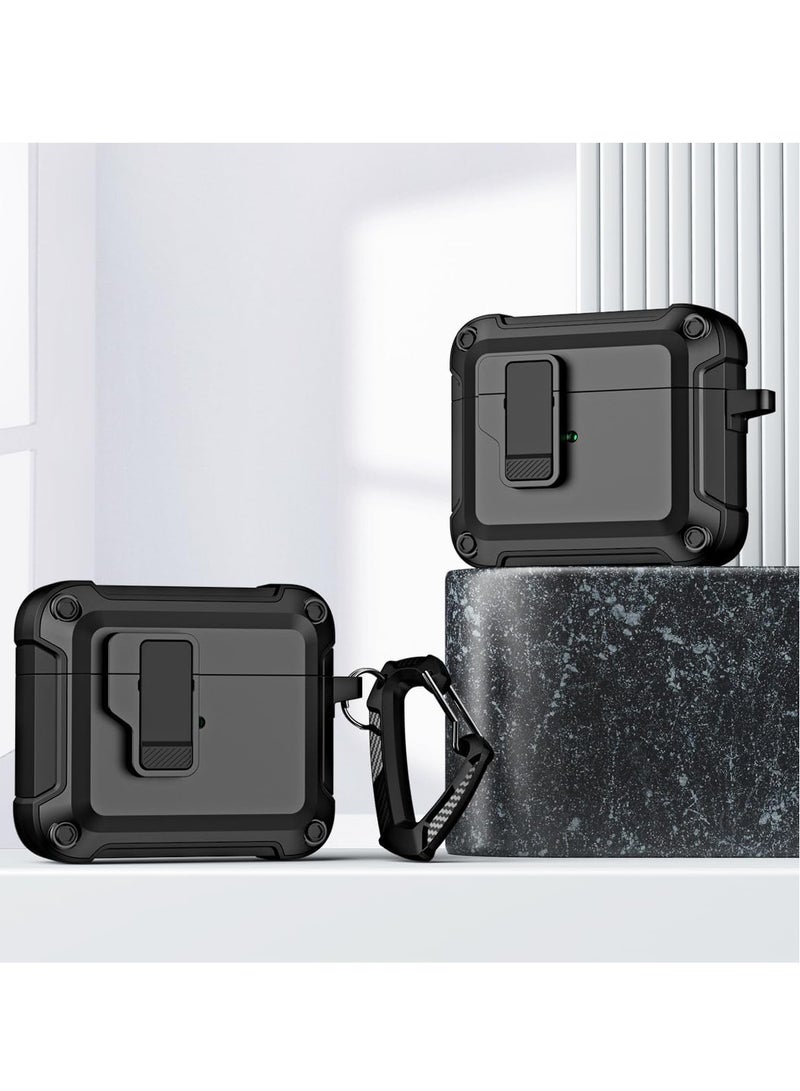 Case for AirPods 4rd Generation 2021, Shock-Absorbing Case Cover with Opener Accessories with Keychain Full Protective Case for Women Men Girl Boy-Color - Image 3