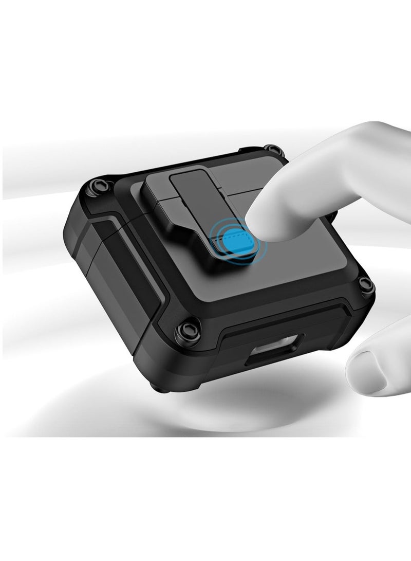 Case for AirPods 4rd Generation 2021, Shock-Absorbing Case Cover with Opener Accessories with Keychain Full Protective Case for Women Men Girl Boy-Color - Image 2