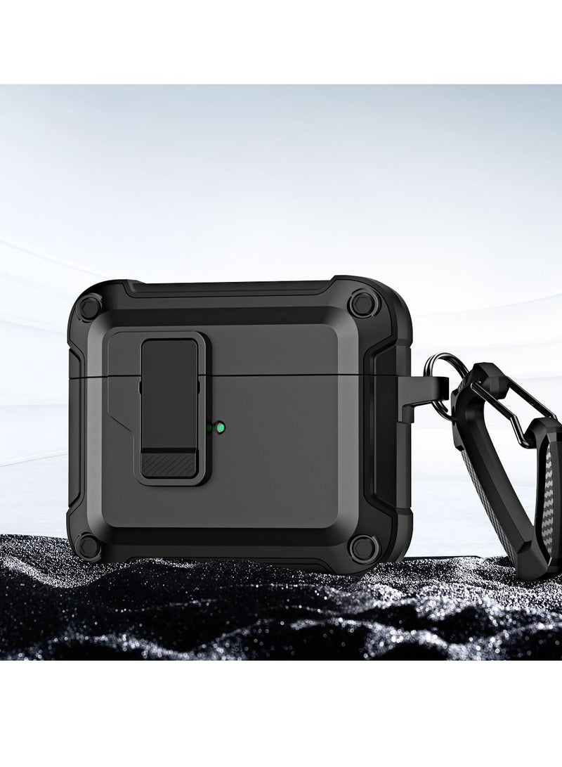 Case for AirPods 4rd Generation 2021, Shock-Absorbing Case Cover with Opener Accessories with Keychain Full Protective Case for Women Men Girl Boy-Color - Image 5