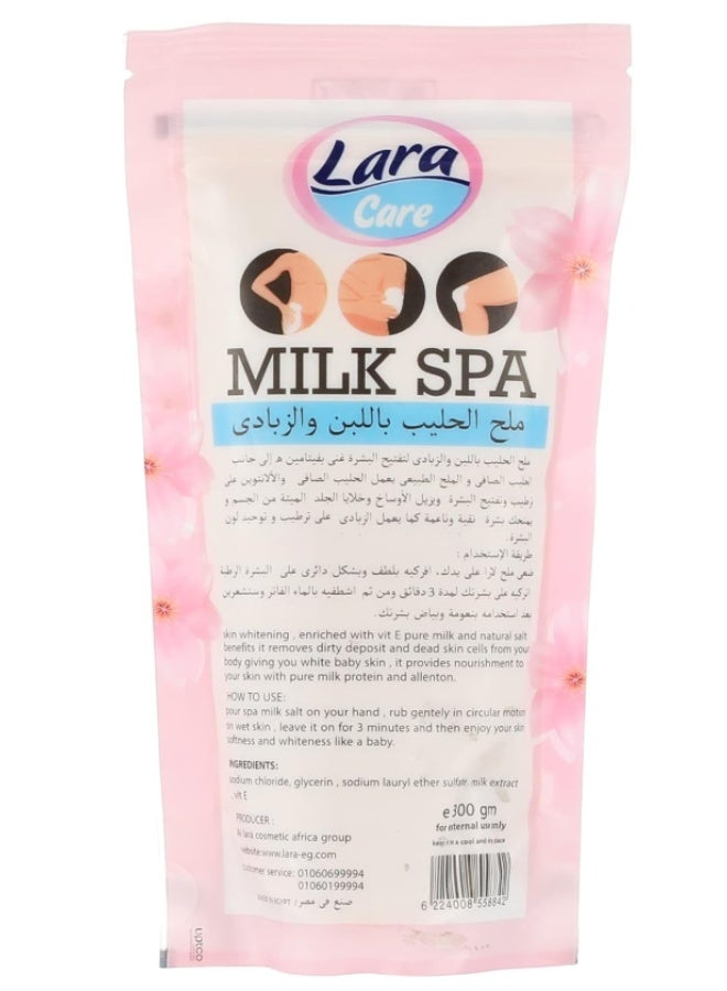 لارا سبا حليب كير باث بالزبادي (300 جرام) - ترطيب عميق وتنعيم لطيف للبشرة - علاج سبا مغذي لبشرة متألقة وناعمة كالحرير - Image 2