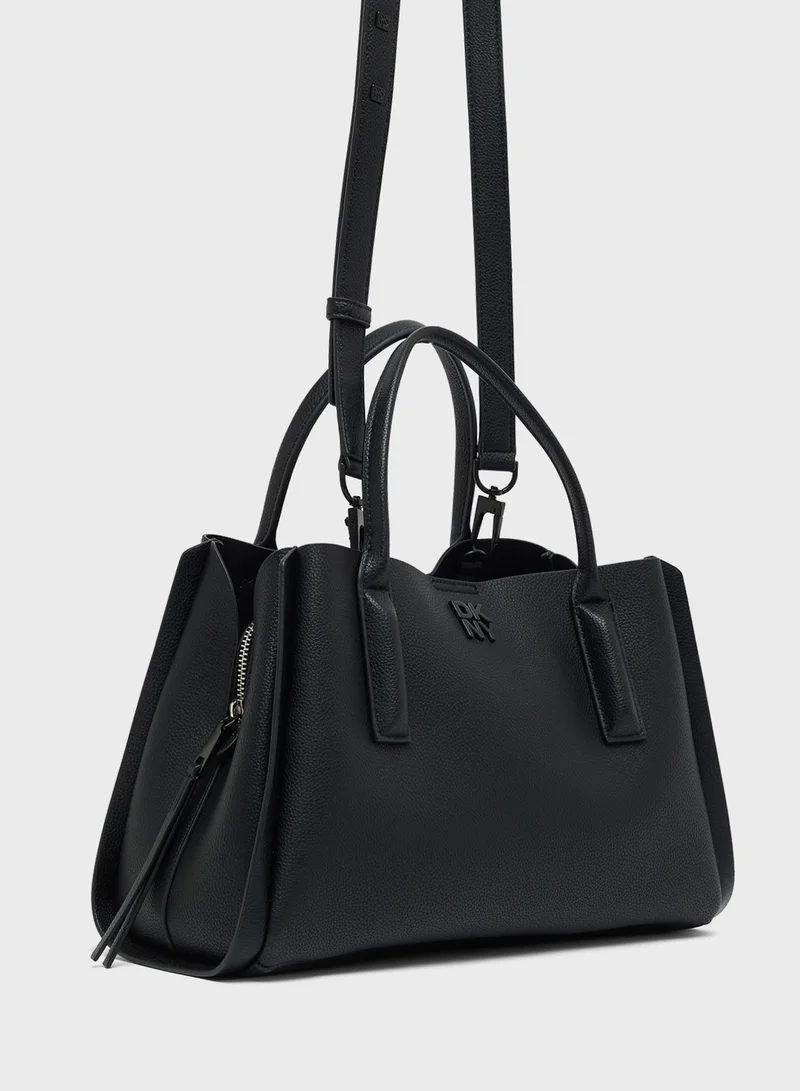 DKNY Logo Josie Satchel