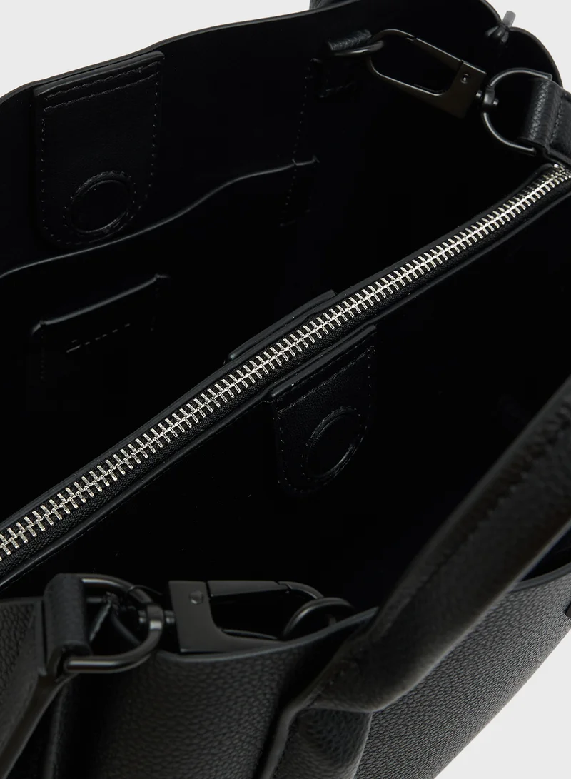 DKNY Logo Josie Satchel