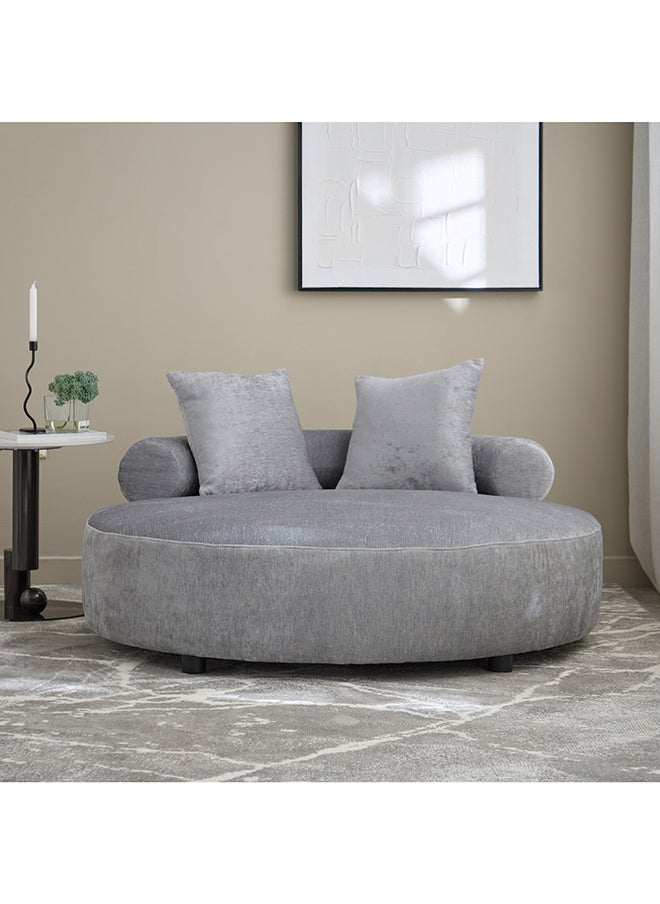 Home Box - Odelia 2-Seater Fabric Chaise with 2 Cushions - Image 1
