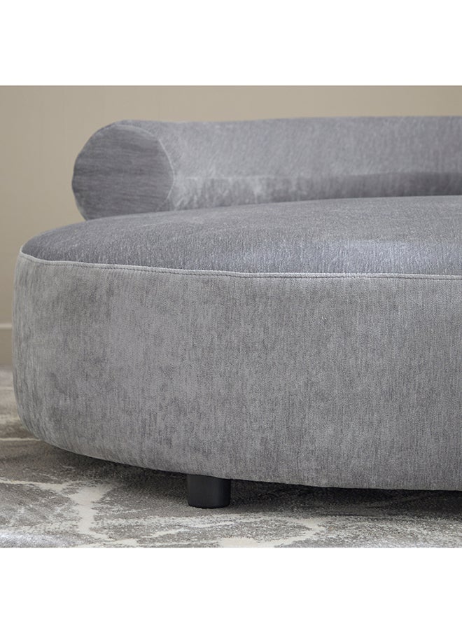 Home Box - Odelia 2-Seater Fabric Chaise with 2 Cushions - Image 1