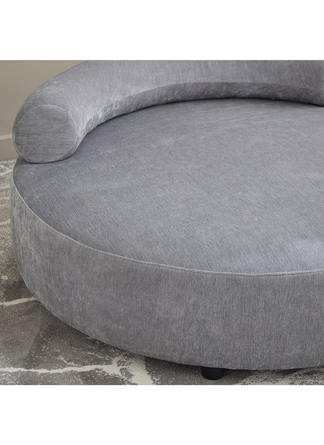 Home Box - Odelia 2-Seater Fabric Chaise with 2 Cushions - Image 1