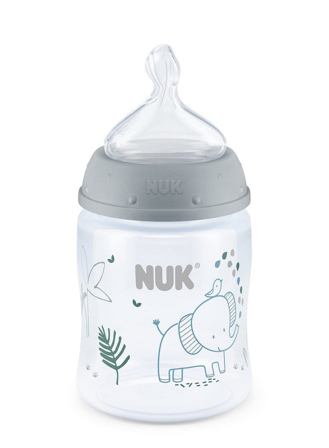 نوك زجاجة رضاعة NUK Smooth Flow المضادة للمغص، 5 أونصة، لون فيل - Image 1