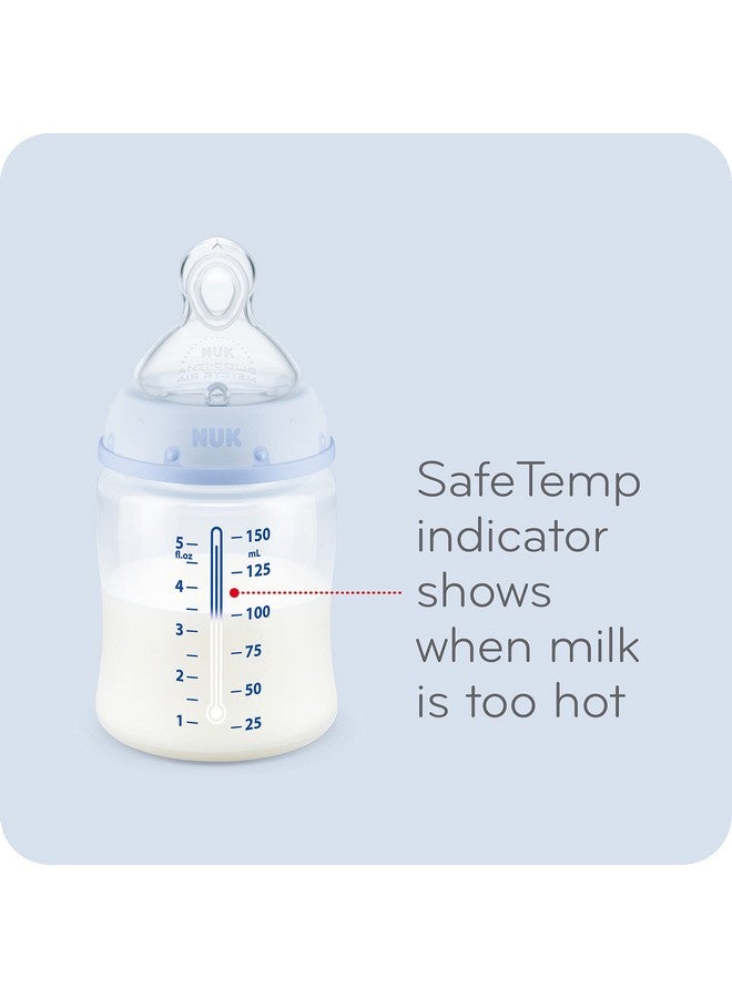 نوك زجاجة رضاعة NUK Smooth Flow المضادة للمغص، 5 أونصة، لون فيل - Image 4
