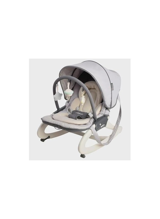 Mamalove Mamalove Rocker Baby Rocking Chair With Adjustable Canopy And Toys GR40C (Grey)  - Image 2