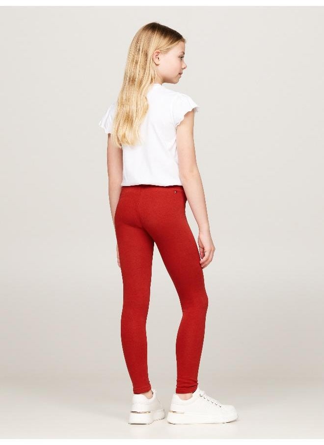 TOMMY HILFIGER Kids Logo Leggings  - Image 2