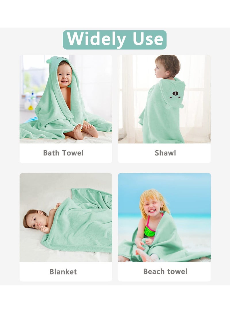 Y&D Kids Bath Beach Towel Terry Cloth Cover for Boys Girls Softest Hooded Wrap Pool Babie Toddler Bathrobe - Image 3