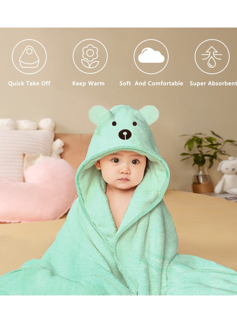Y&D Kids Bath Beach Towel Terry Cloth Cover for Boys Girls Softest Hooded Wrap Pool Babie Toddler Bathrobe - Image 5