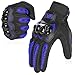 COFIT Motorcycle Gloves Breathable Touchscreen Motorbike Gloves AntiSlip with Good Grip Hard Knuckles Protection for Men Women Motocross BMX ATV MTB Cycling Road Racing Blue XL - Image 2