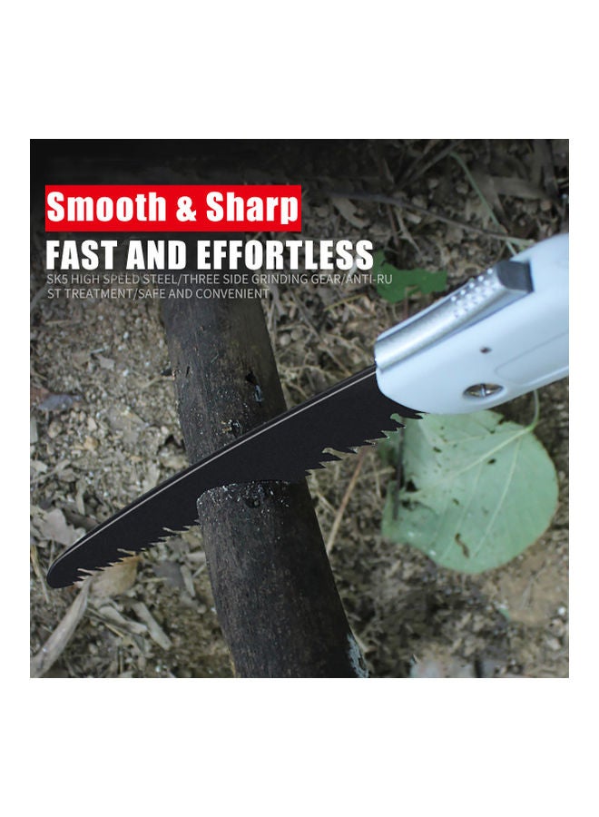 Non-Slip Folding Pruning Saw Black/White - Image 2