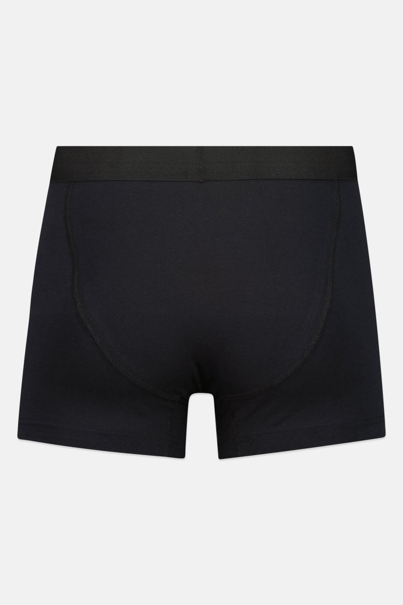 Threadbare Men 3 Pcs Brand Logo Boxer Briefs, Black - Image 2