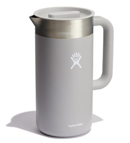 Hydro Flask Outdoor Insulated 51 Oz Pitcher Stainless Steel Beverage Container Camping Kitchen Essentials Birch Gray - Image 3