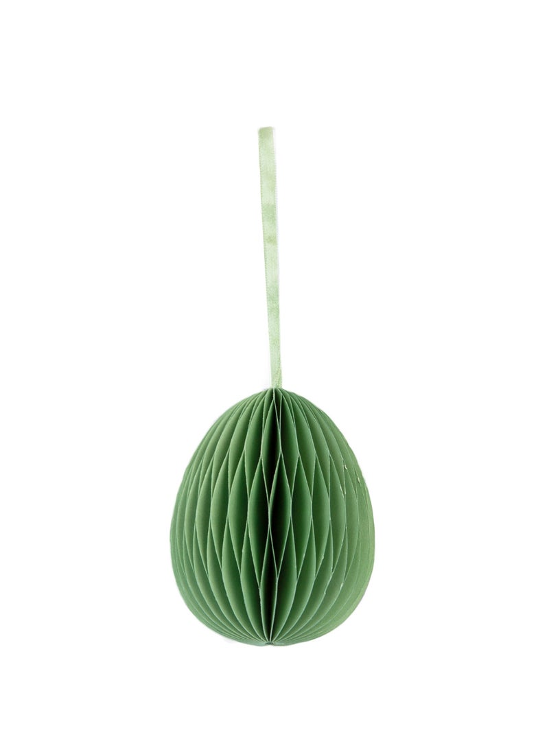 Talking Tables Talking Tables Honeycomb Easter Eggs Decorations-Pack of 3 Paper Baubles for Tree in Green, Yellow & Purple, Small Size  - Image 3