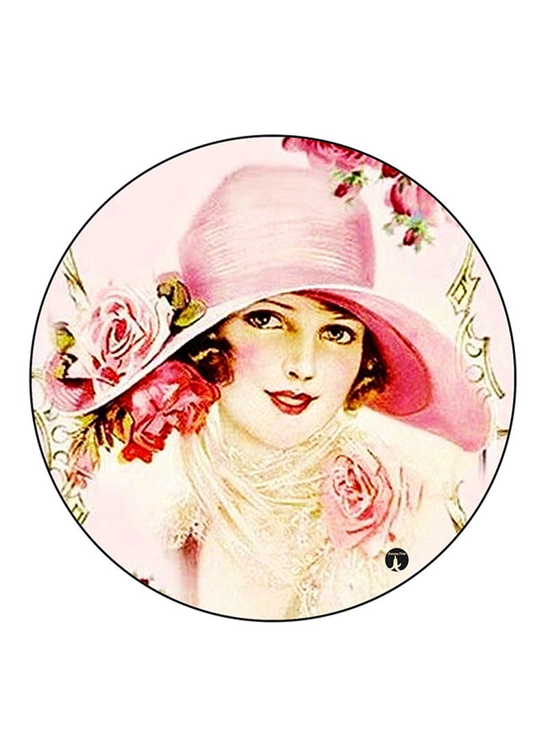 RKN Vintage Art Printed Mouse Pad  Multicolour