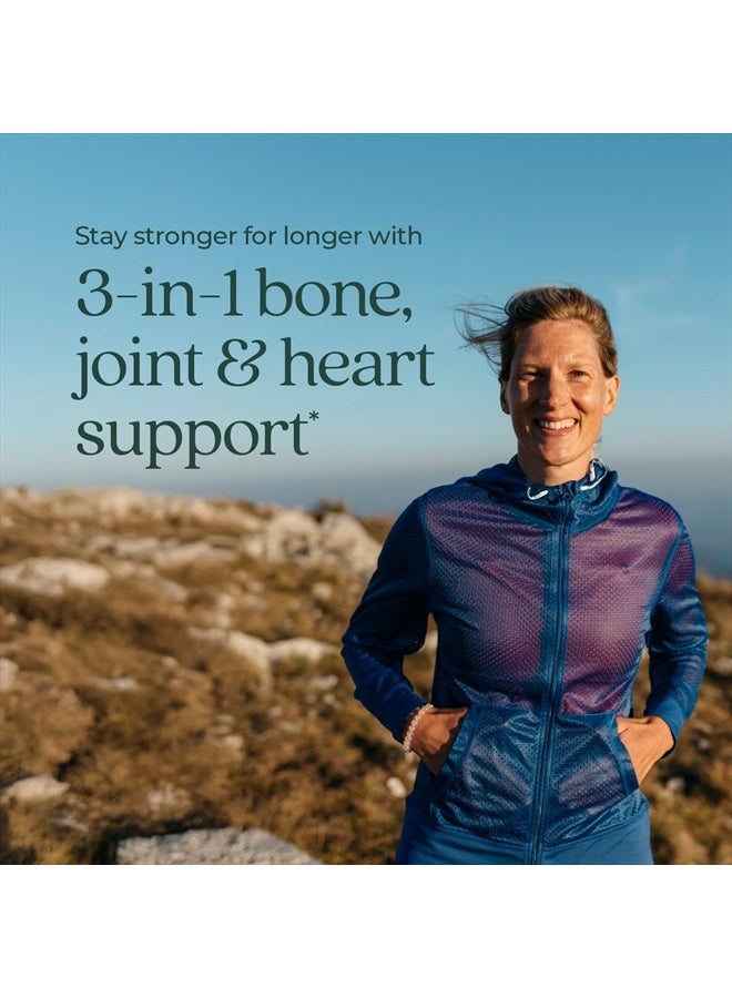 New Chapter Calcium Supplement - Bone Strength Organic Calcium with Magnesium, Vitamin D3+K2, 70+ Trace Minerals for Bone Health, Gluten Free, Easy to Swallow Slim Tablets - 120 Count - Image 2