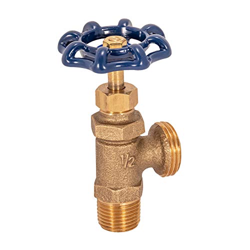 Eastman Heavy-Pattern Boiler Drain with MHT Outlet, 1/2 Inch MIP Connection, Brass Plumbing Fitting with Stuffing Box, 48620 - Image 1