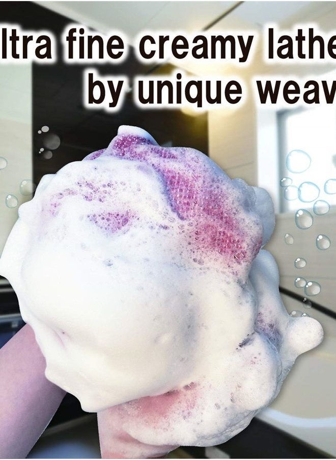 Terra Distribution - Extra Rough, Exfoliating Washcloth [Made in Japan] Exfoliating Towel Special Texture Makes Fluffy Foam Lather, Back Scrubber, Dead Skin Cell Remover [Loofah for Women and Men] - Image 1