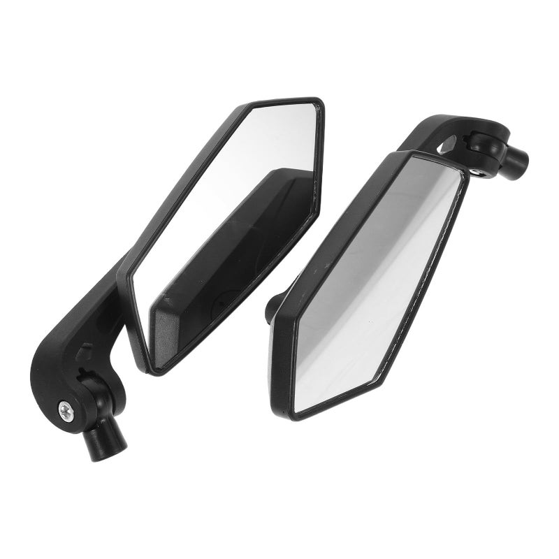 Bicycle Rearview Mirror Handlebar Mount 360 Rotatable Wide Angle Convex Safety Pair - Image 2