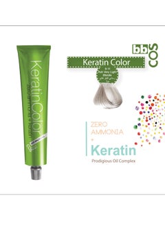 Keratin Hair Color 100 ml 9.11