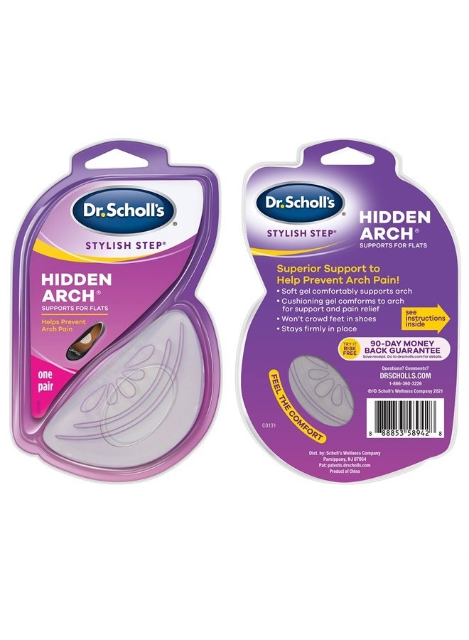 Dr. Scholl's Stylish Step Hidden Arch Support for Flats, 1 Pair - One Size fits All  - Image 2