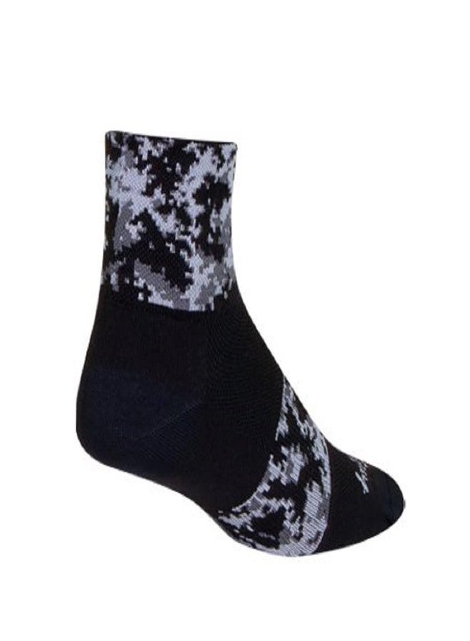 SockGuy Unisex 3in Dark Side Cycling/Running/Active Socks (US, Alpha, Small, Medium, Regular, Regular, Dark Side) - Image 1