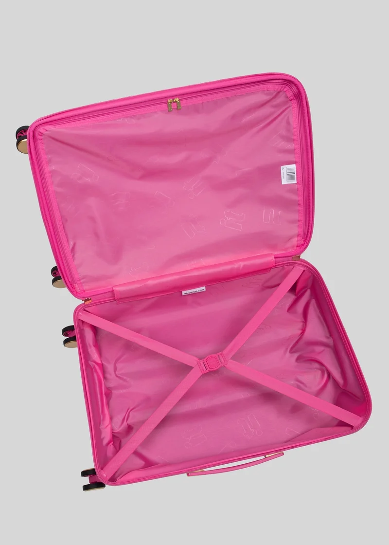 Matalan IT Luggage Pink Fashionista Hard Suitcase