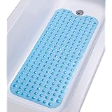 Tike Smart tike smart Extra-Long Non-Slip Bathtub Mat 39Ã¢â‚¬Âx16Ã¢â‚¬Â (for Smooth/Non-Textured Tubs Only) Safe, Clean, - Image 1