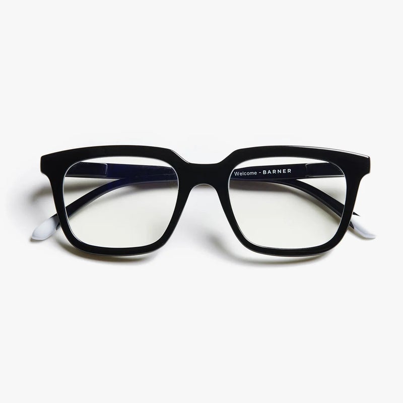 BARNER Holly Glossy Black Noir - Rectangular Glasses - Image 1