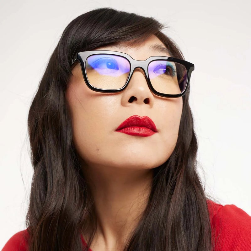 BARNER Holly Glossy Black Noir - Rectangular Glasses - Image 3