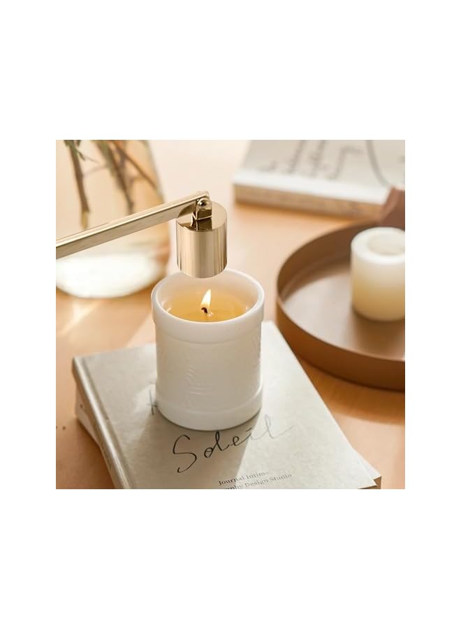 The Bros 3 Pcs Candle Accessory Set Candle Wick Trimmer Set Candle Care Tools Gift for Candle Lovers (Gold) - Image 4