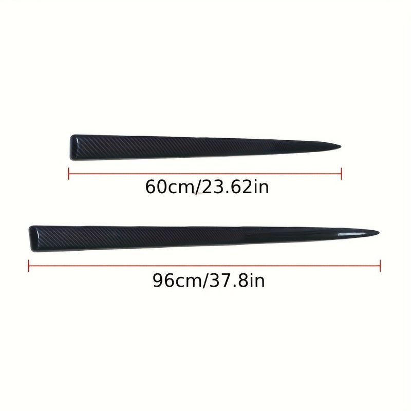 Glossy Black Universal Protective Strips For General Motors Car Door Edges - Image 2