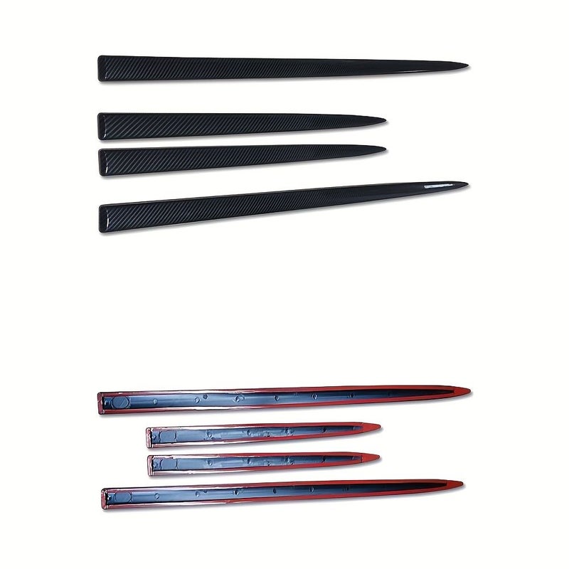 Glossy Black Universal Protective Strips For General Motors Car Door Edges - Image 5